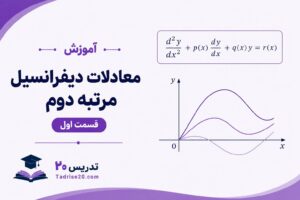 آموزش معادلات دیفرانسیل مرتبه دوم- قسمت اول