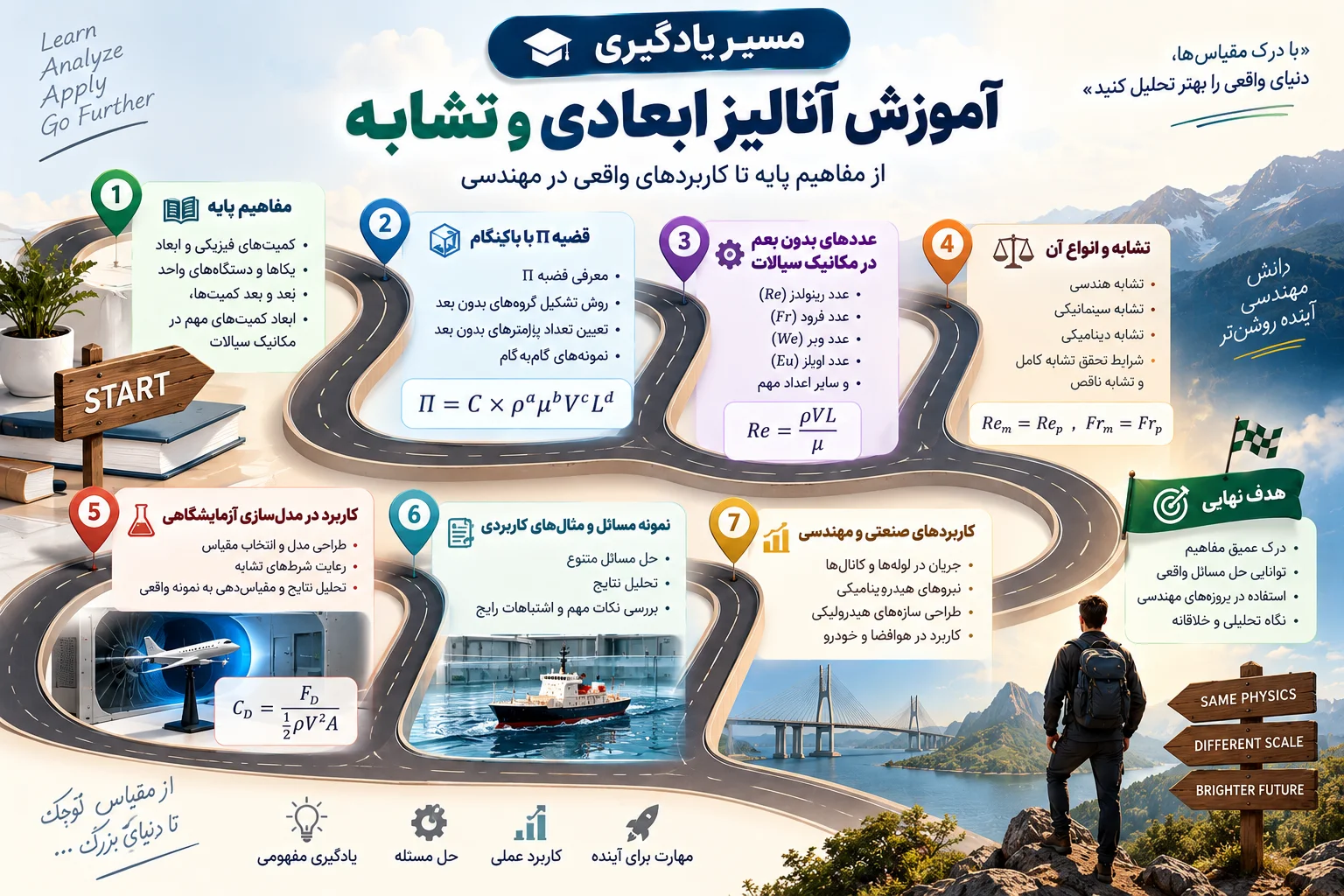یادگیری آموزش آنالیز ابعادی و تشابه